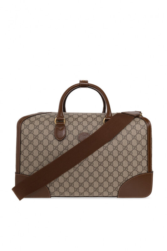 Replica GUCCI DUFFEL BAG  GG SUPREME CANVAS - Best Fake Designer Bags