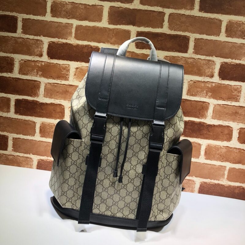 Replica Gucci   Large Web Backpack Beige - Best Fake Designer Bags