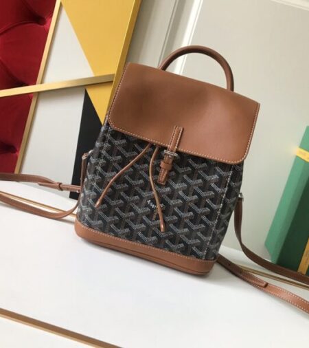 Replica Goyard Alpi Mini Backpack Brown - Best Fake Designer Bags