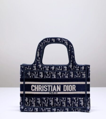 Replica Dior Tote Book Mini CD Blue - Best Fake Designer Bags