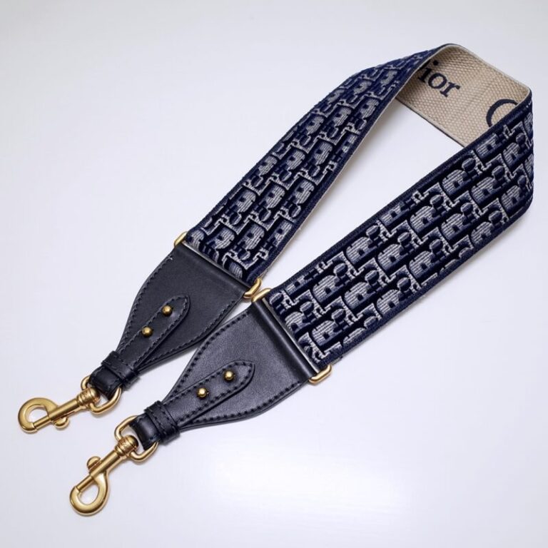 Replica Dior Adjustable Shoulder Strap Grey - Best Fake Designer Bags