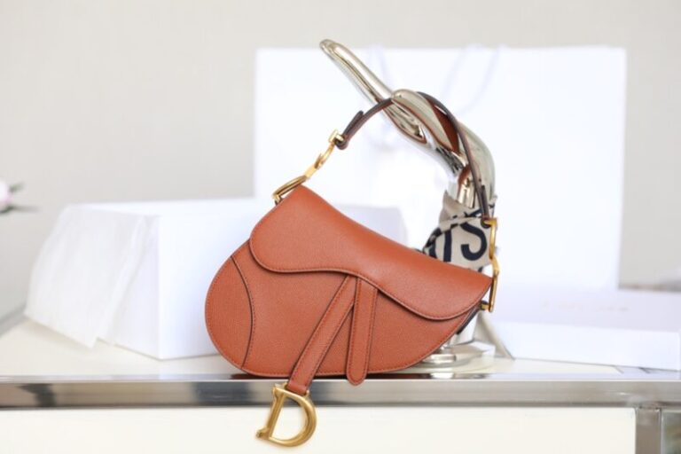 Replica Dior Saddle Bag Brown - Best Fake Designer Bags