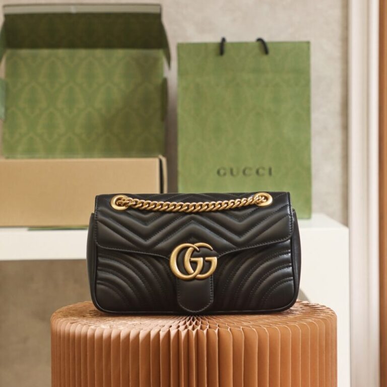 Replica Gucci Marmont  Medium Black - Best Fake Designer Bags