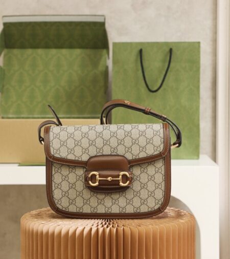 Replica Gucci  Horsebit 1955   Classic Brown - Best Fake Designer Bags