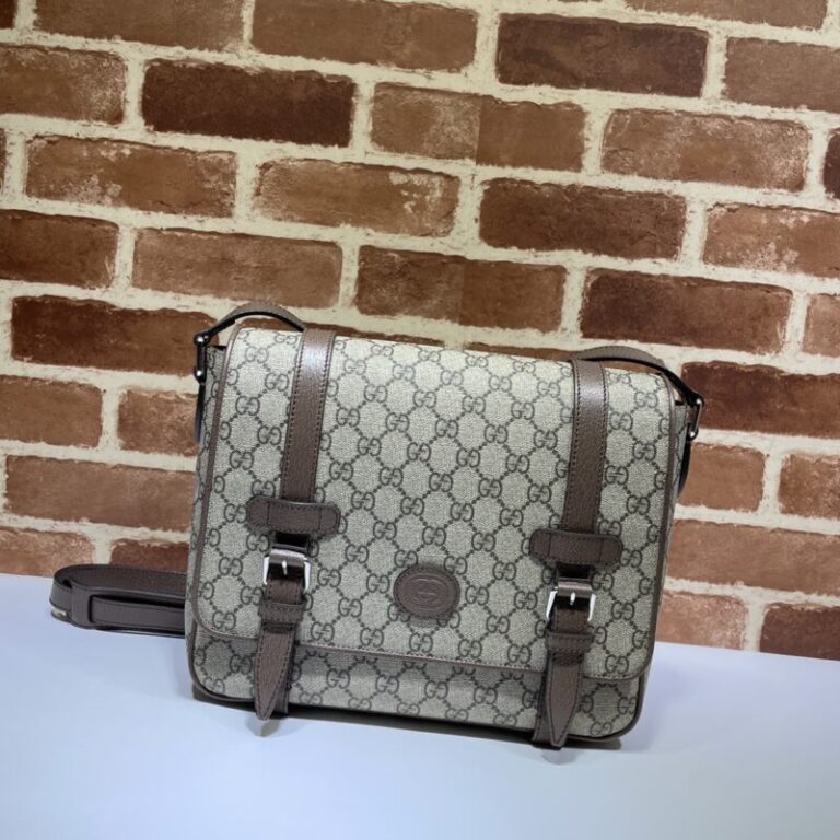 Replica Gucci   GG Supreme Shoulder Bag Beige - Best Fake Designer Bags