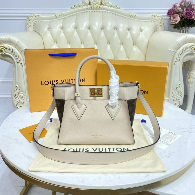 Replica Louis Vuitton On My Side PM Beige - Best Fake Designer Bags