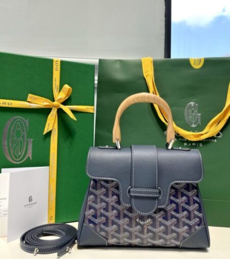 Replica Goyard Saigon Souple Mini  Dark Blue - Best Fake Designer Bags