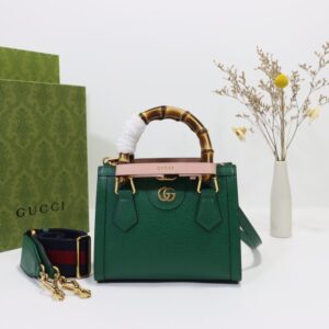 Replica Gucci   Diana Small Tote Green - Best Fake Designer Bags