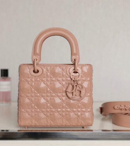 Replica Lady Dior Ultramatte  Apricode Grid ABC - Best Fake Designer Bags