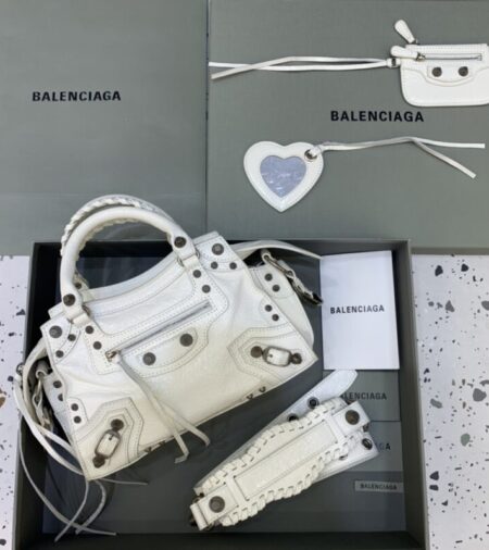 Replica Balenciaga  Le City White - Best Fake Designer Bags