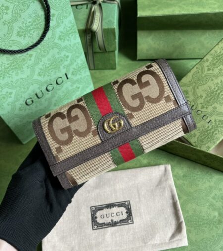 Replica Gucci  Ophida Jumbo Long Wallet - Best Fake Designer Bags