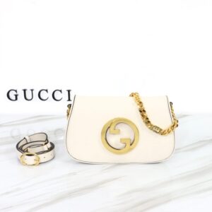 Replica Gucci  Blondie Leather White - Best Fake Designer Bags