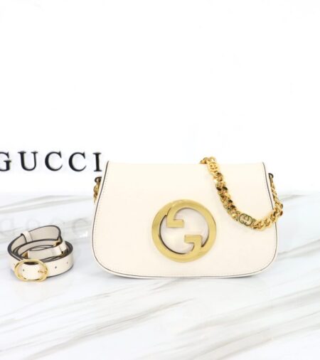 Replica Gucci  Blondie Leather White - Best Fake Designer Bags