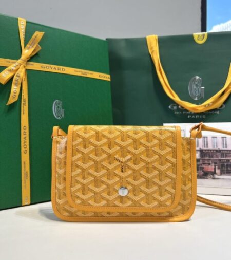 Replica Goyard Plumet Pocket Wallet Yellow - Best Fake Designer Bags
