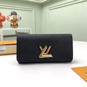 Replica Louis Vuitton Twist Wallet Black - Best Fake Designer Bags