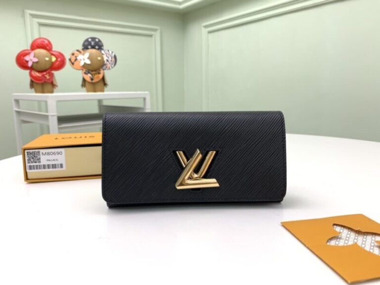 Replica Louis Vuitton Twist Wallet Black - Best Fake Designer Bags