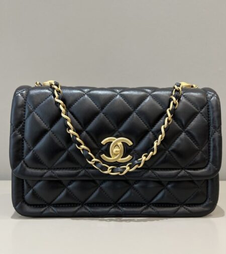 Replica CHANEL Tofu  Bag Black - Best Fake Designer Bags