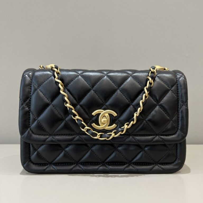 Replica CHANEL Tofu  Bag Black - Best Fake Designer Bags