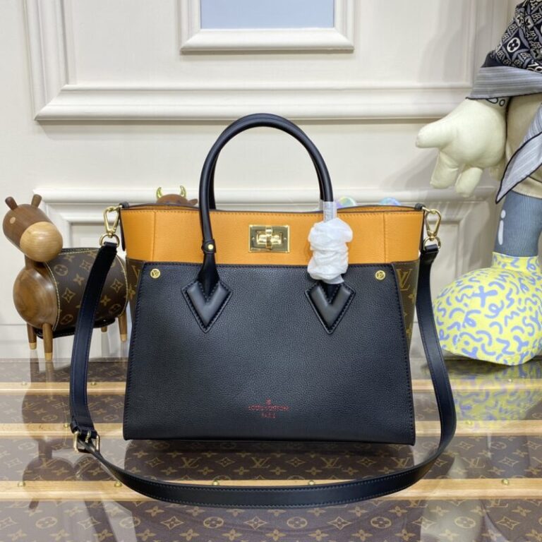 Replica Louis Vuitton On My Side Black-Brown - Best Fake Designer Bags