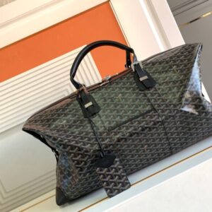 Replica Goyard Bowling 55 Bag Black Brown - Best Fake Designer Bags