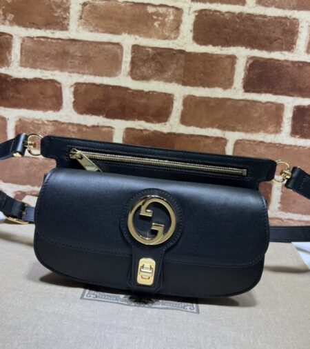 Replica Gucci  G Blondie Waist Canvas Black - Best Fake Designer Bags