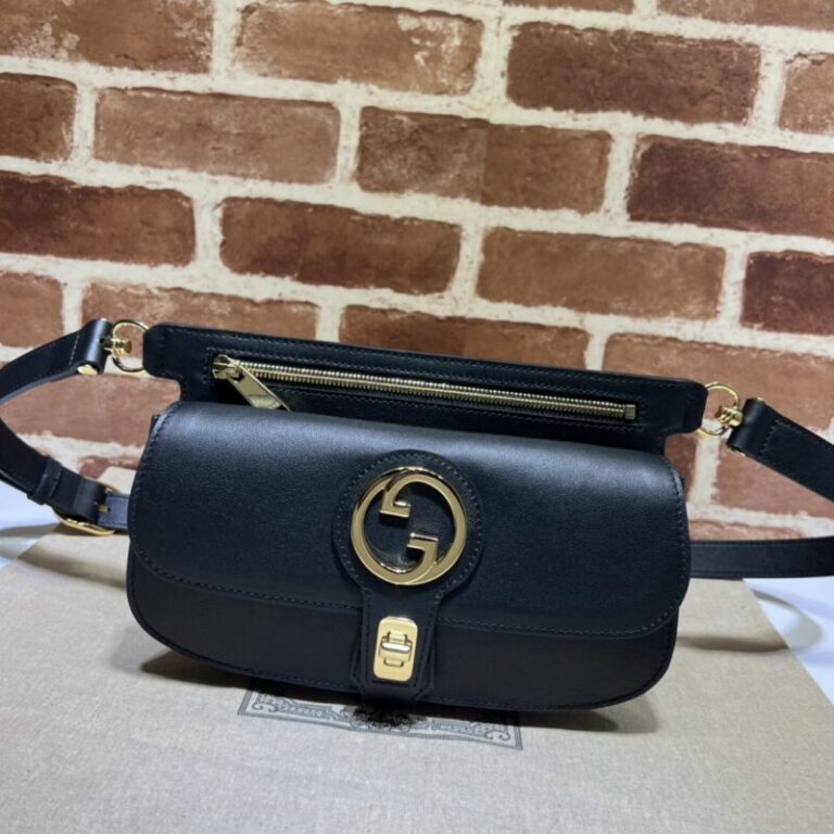 Replica Gucci  G Blondie Waist Canvas Black - Best Fake Designer Bags