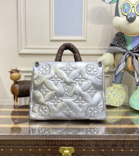 Replica LV OnTheGo Silver Soft - Best Fake Designer Bags