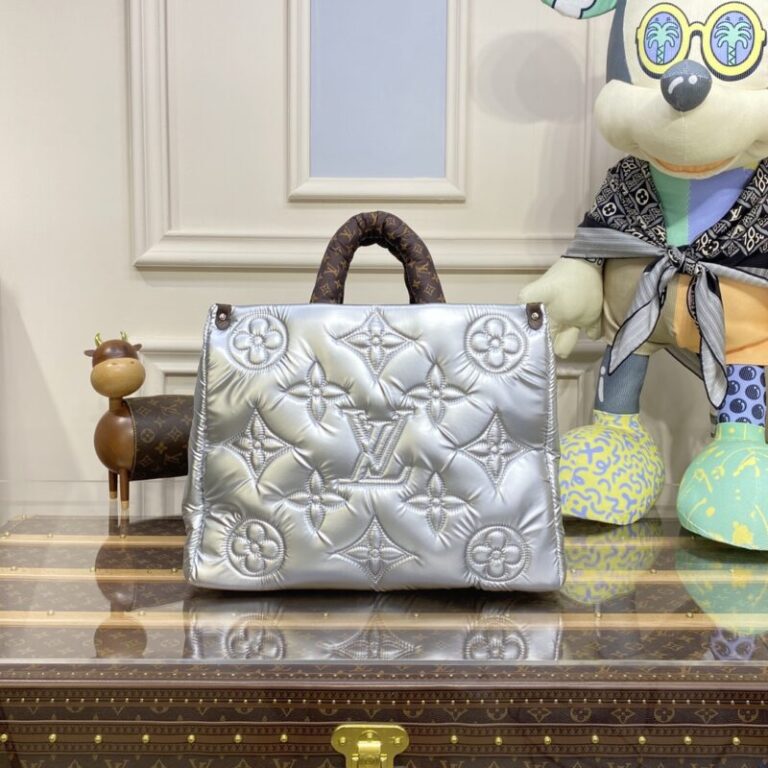 Replica LV OnTheGo Silver Soft - Best Fake Designer Bags