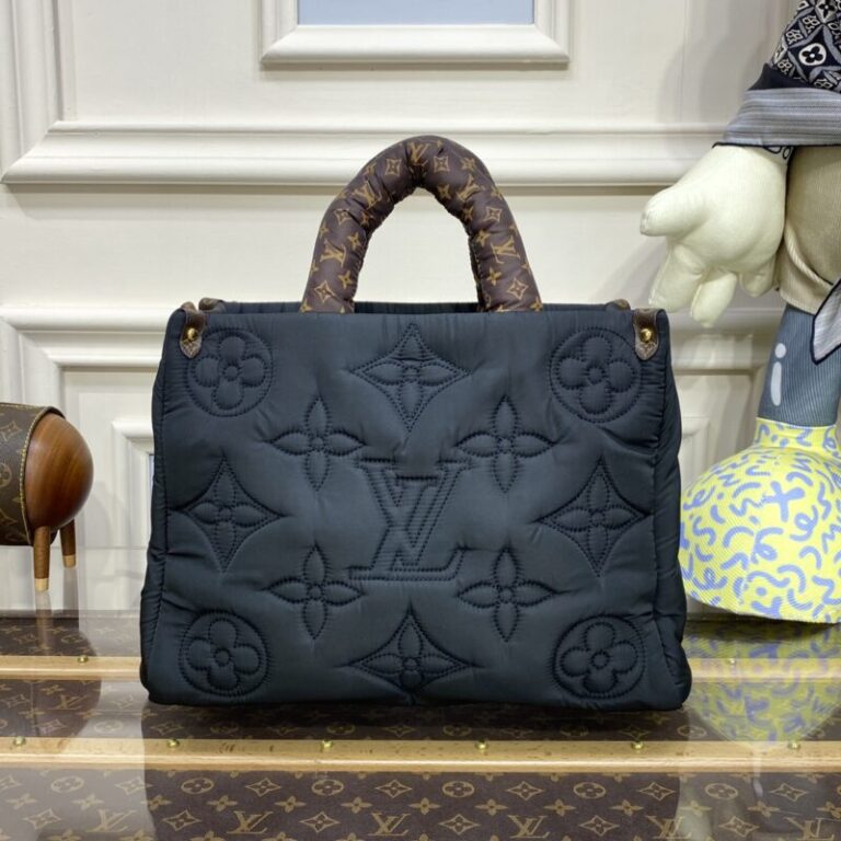 Replica LV OnTheGo Black Soft - Best Fake Designer Bags