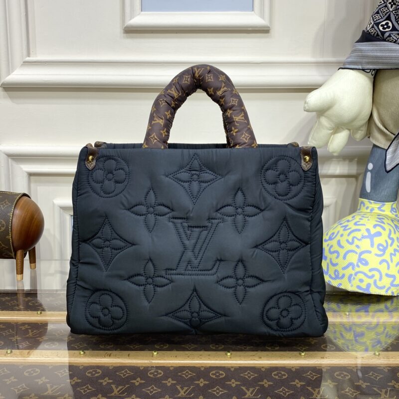 Replica LV OnTheGo Black Soft - Best Fake Designer Bags
