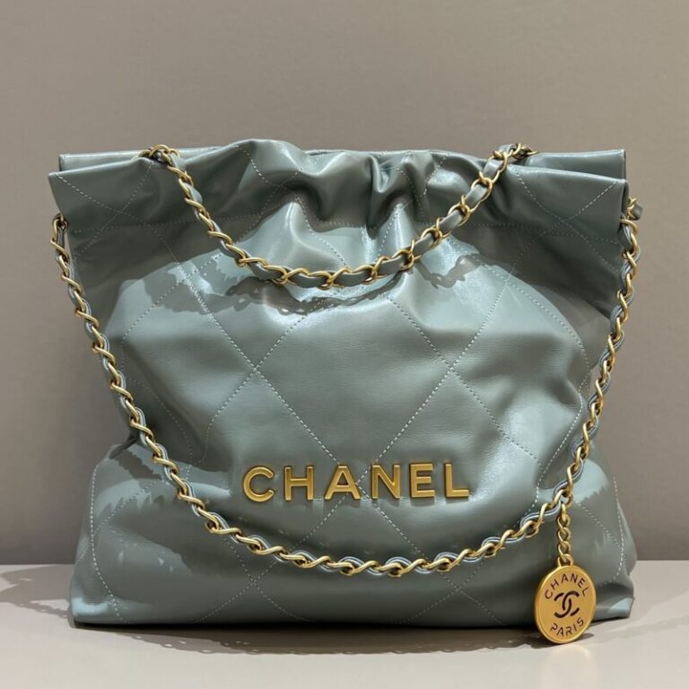 Replica CHANEL 22 Small Handbag Mint Green - Best Fake Designer Bags