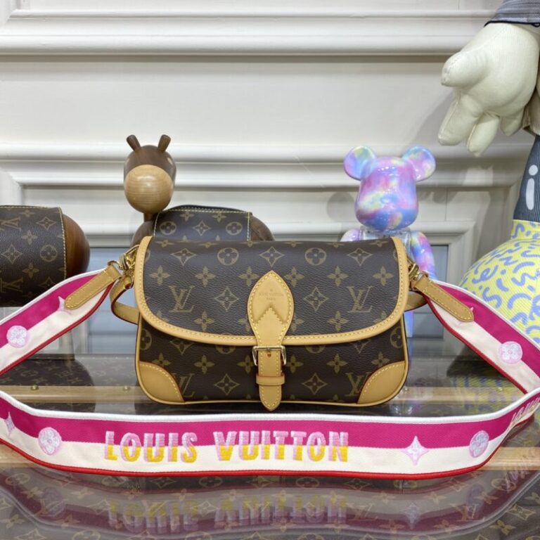 Replica Louis Vuitton Nano Diane Satchel Pink Strap - Best Fake Designer Bags