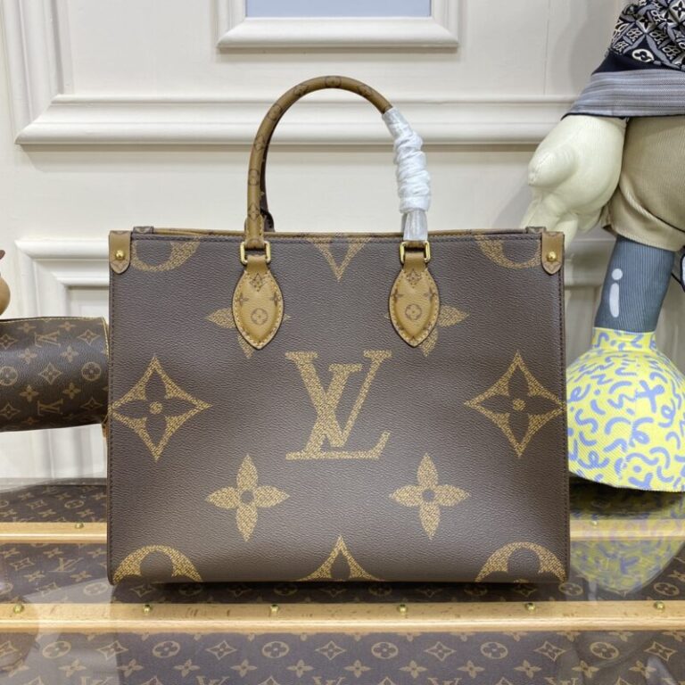 Replica Louis Vuitton OnTheGo Brown Canvas - Best Fake Designer Bags