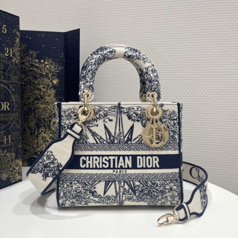 Replica Lady Dior  D-Lite Blue Star - Best Fake Designer Bags