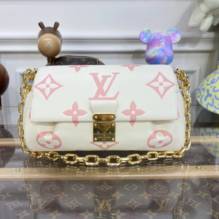 Replica Louis Vuitton Favorite Pink White - Best Fake Designer Bags
