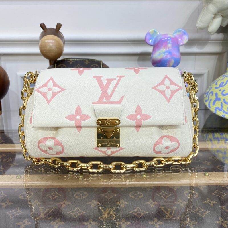 Replica Louis Vuitton Favorite Pink White - Best Fake Designer Bags