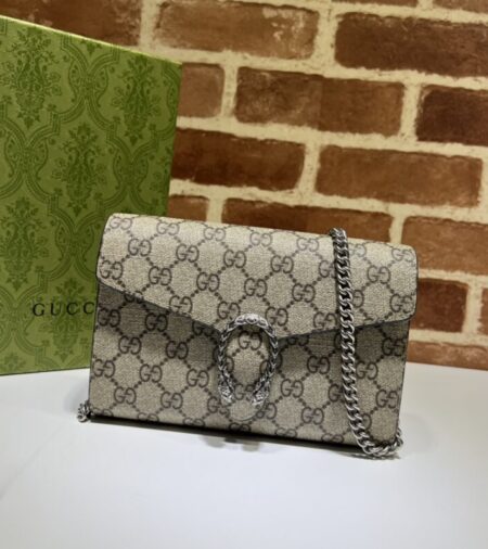 Replica Gucci Dionysus  GG Chain Wallet  Denim Classic - Best Fake Designer Bags