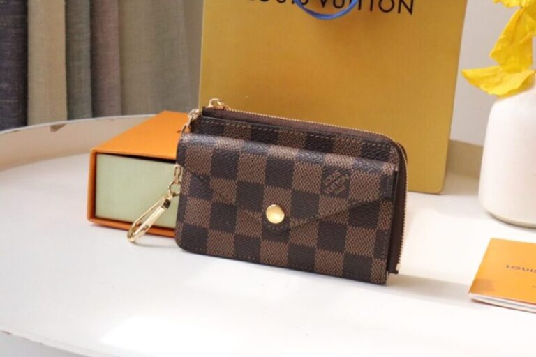 Replica Louis Vuitton Card Holder Recto Verso Grid Brown - Best Fake Designer Bags
