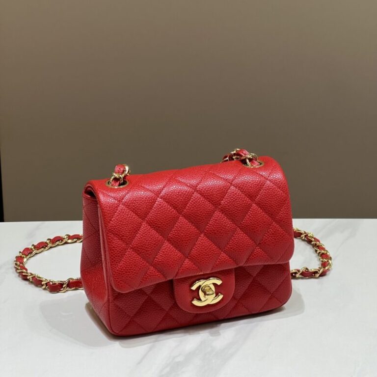 Replica CHANEL Classic Flap 17cm  Bright Red - Best Fake Designer Bags
