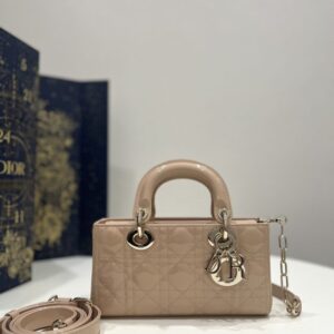 Replica Dior Lady D-Joy Bag  Caramel Patent - Best Fake Designer Bags