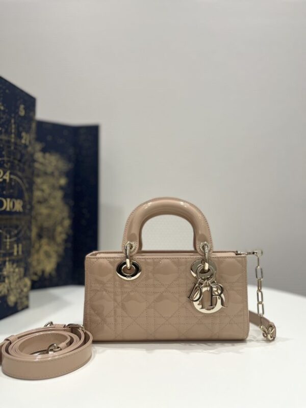 Replica Dior Lady D-Joy Bag  Caramel Patent - Best Fake Designer Bags