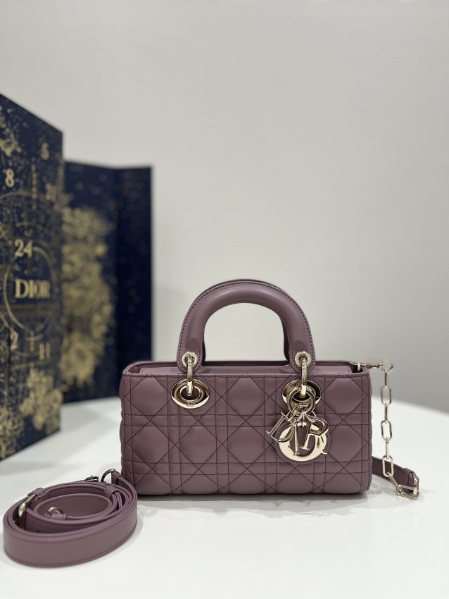 Replica Dior Lady D-Joy Bag  Purple - Best Fake Designer Bags