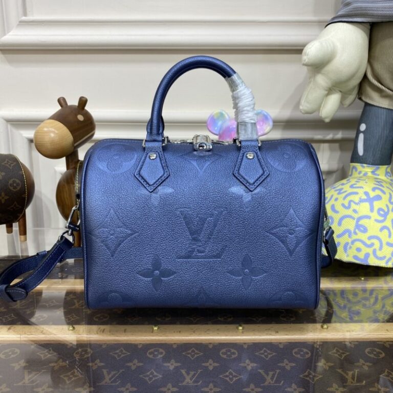 Replica Louis Vuitton Speedy Bandouliere 25 Dark Blue - Best Fake Designer Bags