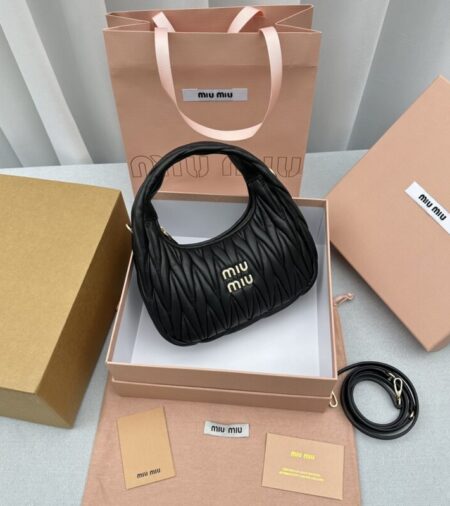 Replica Miu Miu Wander Black - Best Fake Designer Bags