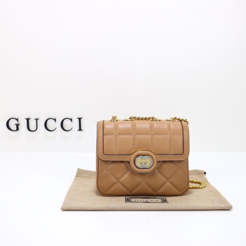 Replica Gucci  Gucci Deco Double G Nude - Best Fake Designer Bags