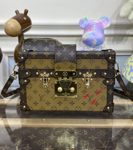 Replica Louis Vuitton Petite Malle Brown - Best Fake Designer Bags