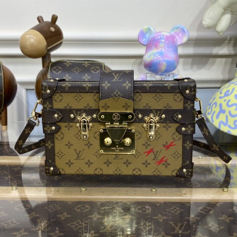Replica Louis Vuitton Petite Malle Brown - Best Fake Designer Bags