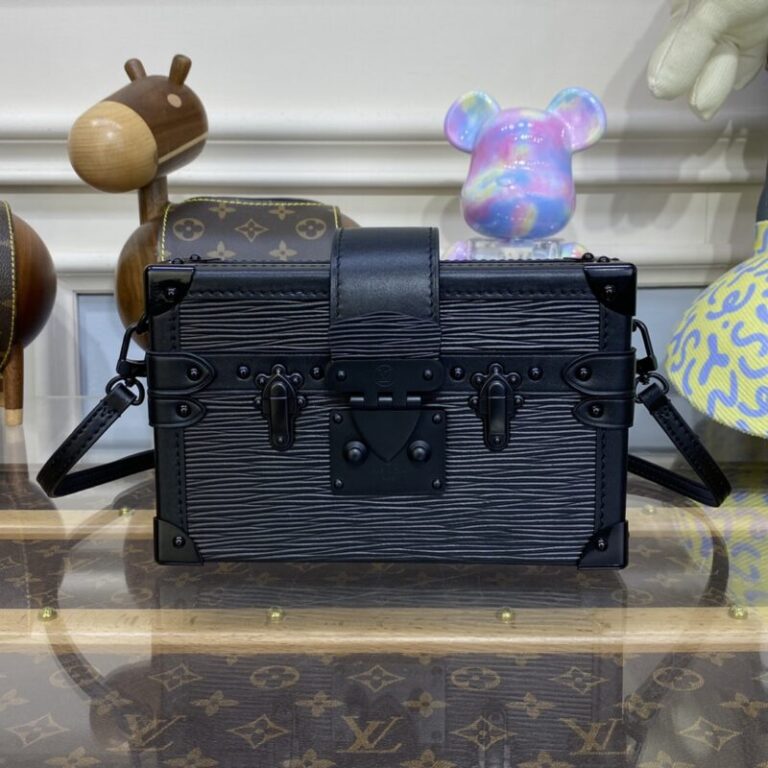 Replica Louis Vuitton Petite Malle Full Black - Best Fake Designer Bags