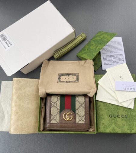 Replica Gucci  Ophidia Card Holder - Best Fake Designer Bags