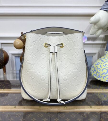 Replica Louis Vuitton Noe  Bucket White MM - Best Fake Designer Bags